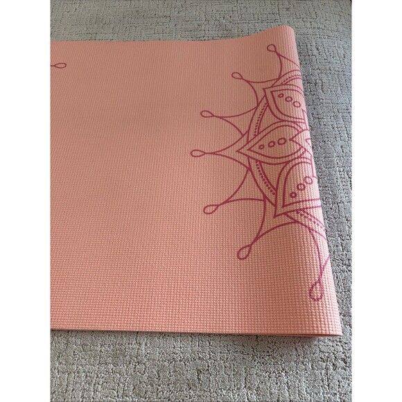 EDX Yoga Mat Pink. 68” X 24”. Great Shape - Picture 2 of 9